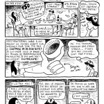 Planche bande dessinée noir et blanc "Les coucougnettes, ma découverte de l'anneau thermique" par Guillaume Lion, présentation andro-switch